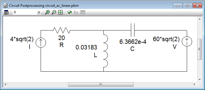 Electric circuit benchmark