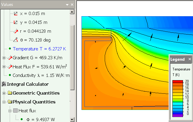 EN ISO 10211:2007 test case 2 heat flux