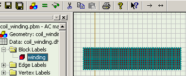 winding modelled as separate loops